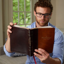 Load image into Gallery viewer, NKJV, MacArthur Study Bible, 2nd Edition, Leathersoft, Brown, Comfort Print: Unleashing God's Truth One Verse at a Time Imitation Leather