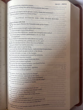 Load image into Gallery viewer, The Message Bible: With Topical Concordance, The Bible in Contemporary Language, Personal Size, Saddle Tan, Numbered Edition Imitation Leather