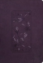 Load image into Gallery viewer, KJV Large Print Thinline Reference Bible, Filament Enabled Edition (Red Letter, Genuine Leather, Black, purple Indexed): King James Version, Thinline ... Enabled Edition, Red Letter, Genuine Leather Leather Bound