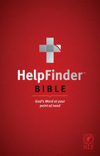 Load image into Gallery viewer, Helpfinder Bible NLT: God's Word at Your Point of Need hardcover
