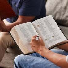 Load image into Gallery viewer, NKJV, Wide-Margin Reference Bible, Sovereign Collection, Leathersoft, Black, Red Letter, Comfort Print: Holy Bible, New King James Version Imitation Leather