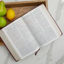 Load image into Gallery viewer, KJV Study Bible, Large Print, Bonded Leather, Black, Red Letter Bonded Leather – Large Print