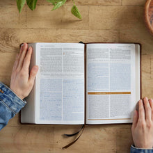 Load image into Gallery viewer, Holy Bible: Kingdom Life Bible: Join God's Mission to Save the World, Nkjv, Brown, Red Letter, Comfort Print Imitation Leather
