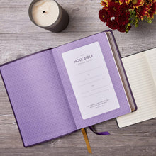 Load image into Gallery viewer, KJV Bible: King James Version, Purple, Leathersoft, Giant Print Thinline, Red Letter, Comfort Print (Vintage) Imitation Leather