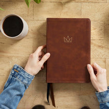 Load image into Gallery viewer, Holy Bible: Kingdom Life Bible: Join God's Mission to Save the World, Nkjv, Brown, Red Letter, Comfort Print Imitation Leather