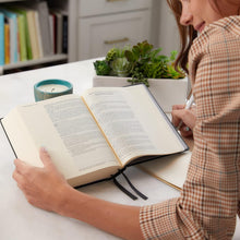 Load image into Gallery viewer, NKJV, Journal the Word Bible, Bonded Leather, Brown, Red Letter, Comfort Print: Reflect, Journal, or Create Art Next to Your Favorite Verses Bonded Leather – Import