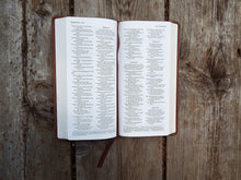 Load image into Gallery viewer, Niv, Pocket Thinline Bible, Leathersoft,BondedLeather,Brown,Black Red Letter, Comfort Print by Zondervan Publishing House (Author) Imitation Leather