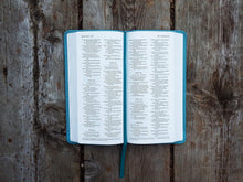 Load image into Gallery viewer, Niv, Pocket Thinline Bible, Leathersoft, Teal, Red Letter, Comfort Print: New International Version, Teal, Leathersoft, Thinline, Red Letter, Comfort Print Imitation Leather