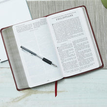 Load image into Gallery viewer, NKJV THINLINE REFERENCE BIBLE: New King James Version, Black Genuine Leather, Thinline Rederence, Red Letter Edition Leather Bound