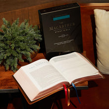 Load image into Gallery viewer, ESV, MacArthur Study Bible, 2nd Edition, Premium Goatskin Leather, Brown, Premier Collection: Unleashing God's Truth One Verse at a Time by John F. MacArthur (Editor), Leather Bound