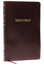 Load image into Gallery viewer, KJV, Thinline Reference Bible, Bonded Leather, Burgundy, Thumb Indexed, Red Letter, Comfort Print: Holy Bible, King James Version Bonded Leather – Import