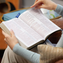 Load image into Gallery viewer, KJV, Large Print Center-Column Reference Bible, Verse Art Cover Collection, Leathersoft, Purple, Red Letter, Comfort Print: Holy Bible, King James Version Imitation Leather – Import,