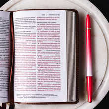 Load image into Gallery viewer, NKJV, End-of-Verse Reference Bible, Compact, Leathersoft, Purple, Red Letter, Comfort Print: Holy Bible, New King James Version Imitation Leather – Import