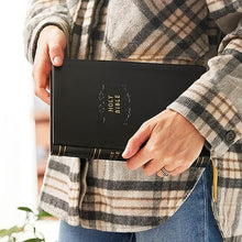Load image into Gallery viewer, KJV Holy Bible with 73,000 Center-Column Cross References, Black Leathersoft, Red Letter, Comfort Print (Thumb Indexed): King James Version Imitation Leather – Import