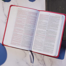 Load image into Gallery viewer, KJV, Value Thinline Bible, Compact, Leathersoft, Brown, Red Letter, Comfort Print: Holy Bible, King James Version Imitation Leather