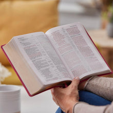Load image into Gallery viewer, Holy Bible: New King James Version, Black, Hardcover, Compact Center-Column Reference, Red Letter, Comfort Print Hardcover