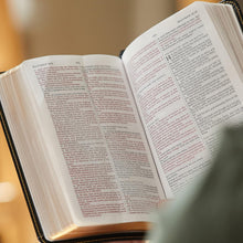 Load image into Gallery viewer, KJV, Value Thinline Bible, Compact, Leathersoft, Brown, Red Letter, Comfort Print: Holy Bible, King James Version Imitation Leather