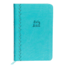 Load image into Gallery viewer, KJV, Value Thinline Bible, Compact, Leathersoft, Blue, Red Letter, Comfort Print: Holy Bible, King James Version Imitation Leather