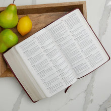 Load image into Gallery viewer, KJV Study Bible, Large Print, Bonded Leather, Black, Red Letter Bonded Leather – Large Print
