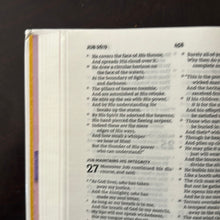 Load image into Gallery viewer, Holy Bible NKJV sparkle and change Sequins. Kids bible, Tommy Nelson. New King James Version.