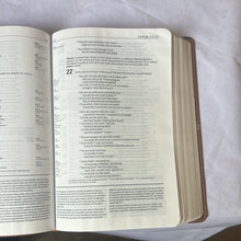Load image into Gallery viewer, Clearance sale 2024! Life Application Study Bible: New International Version, Caramel / Dark Caramel, Italian Duo-Tone Imitation Leather