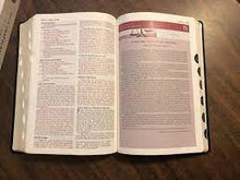 Load image into Gallery viewer, New King James Version (NKJV), Unapologetic Study Bible, Bonded Leather, Black, Thumb Indexed, Red Letter (English, Leather / fine binding)