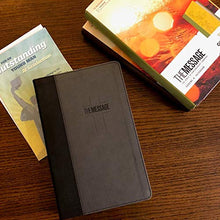 Load image into Gallery viewer, Message Deluxe Gift Bible, Black: The Bible in Contemporary Language Imitation Leather