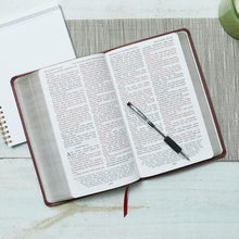 Load image into Gallery viewer, NKJV THINLINE REFERENCE BIBLE: New King James Version, Black Genuine Leather, Thinline Rederence, Red Letter Edition Leather Bound
