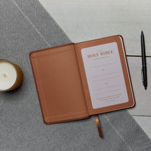 Load image into Gallery viewer, KJV, Value Thinline Bible, Compact, Leathersoft, Brown, Red Letter, Comfort Print: Holy Bible, King James Version Imitation Leather