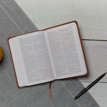 Load image into Gallery viewer, KJV, Value Thinline Bible, Compact, Leathersoft, Brown, Red Letter, Comfort Print: Holy Bible, King James Version Imitation Leather