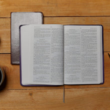 Load image into Gallery viewer, KJV, Thinline Bible, Large Print, Leathersoft, Brown, Red Letter, Comfort Print Imitation Leather