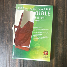 Load image into Gallery viewer, Clearance sale 2024! Premium Value Slimline Bible-NLT-Large Print Cross Leather Bound – Large Print
