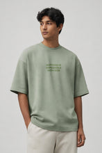 Load image into Gallery viewer, Mustard Seed Faith Box Fit T-Shirt | Nothing is Impossible with God Collection | Sage Green