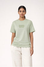 Load image into Gallery viewer, Mustard Seed Faith Crew Neck T-Shirt | Nothing is Impossible with God Collection | Sage Green