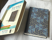 Load image into Gallery viewer, Clearance sale 2024! Niv, Bible for Kids, Cloth Over Board, Blue, Red Letter, Comfort Print: New International Version, Blue, Bible for Kids, Thinline Edition Hardcover – Import,