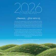 Load image into Gallery viewer, 2026 Christian Wall Calendar – Immanuel: God With Us (12x17 inches)