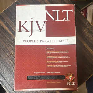 Clearance sale 2024! KJV/NLT Bible People's Parallel Edition – Import,