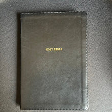 Load image into Gallery viewer, NKJV, Value Thinline Bible, Large Print, Leather Soft, Black, Red Letter Edition: Holy Bible, New King James Version Imitation Leather – Large Print