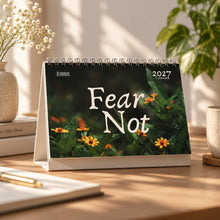 Load image into Gallery viewer, 2027 Christian Tabletop Calendar – Fear Not | 6 x 9 Inches