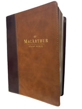 Load image into Gallery viewer, NASB MacArthur Study Bible, 2nd Edition, Comfort Print--soft leather-look, brown