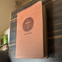 Load image into Gallery viewer, Clearance sale 2024! KJV REF BIBLE CC GP LS BRN: Holy Bible, King James Version Imitation Leather – Large Print,