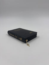 Load image into Gallery viewer, Telugu Holy Bible – Pocket Edition Vinyl Cover with Zip (120×80 mm) | Compact Travel Bible by Amity