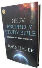 Load image into Gallery viewer, NKJV, Prophecy Study Bible, Hardcover, Red Letter Edition: Understanding God's Message in the Last Days Hardcover