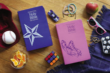 Load image into Gallery viewer, Kids Study Bible: King James Version, Galaxy Blue Imitation Leather – Illustrated