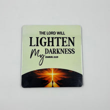 Load image into Gallery viewer, Glow in the Dark Resin Cast Plaque – Multi-Color Dye Print | Tabletop