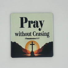 Load image into Gallery viewer, Glow in the Dark Resin Cast Plaque – Multi-Color Dye Print | Tabletop