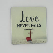 Load image into Gallery viewer, Glow in the Dark Resin Cast Plaque – Multi-Color Dye Print | Tabletop