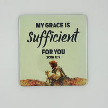 Load image into Gallery viewer, Glow in the Dark Resin Cast Plaque – Multi-Color Dye Print | Tabletop