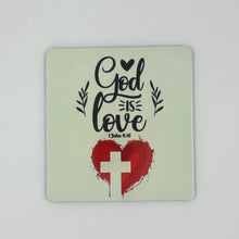 Load image into Gallery viewer, Glow in the Dark Resin Cast Plaque – Multi-Color Dye Print | Tabletop