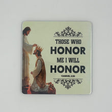 Load image into Gallery viewer, Glow in the Dark Resin Cast Plaque – Multi-Color Dye Print | Tabletop